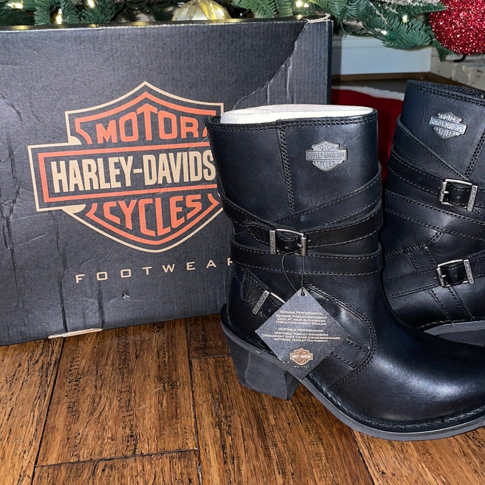 Never been worn Harley Davidson boots